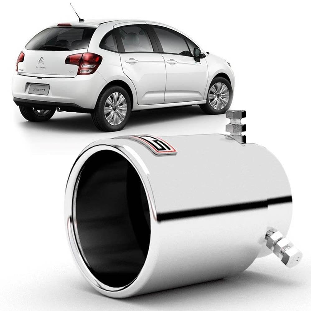 Ponteira De Escapamento Citroen C3 2013 Até 2021 Top