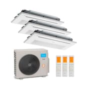 Ar Condicionado Multi Split Inverter Midea 36.000 Btus (3x Evap Cassete 1 Via 12.000) Quente e Frio 220v