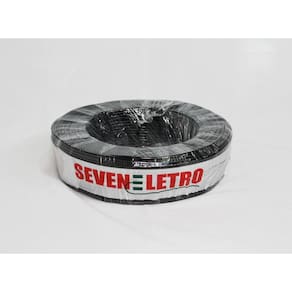 Fio Cabo Flexível 2,5Mm Preto - 100 Metros