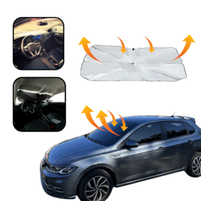 Quebra Sol Para Brisa Térmico Automotivo Protetor Universal