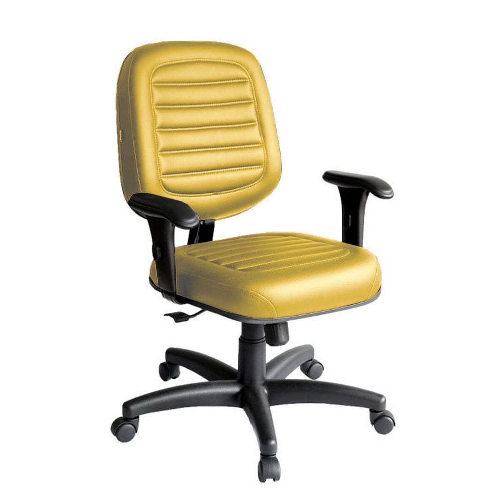Cadeira Diretor para Escritório Linha Blenda Amarelo