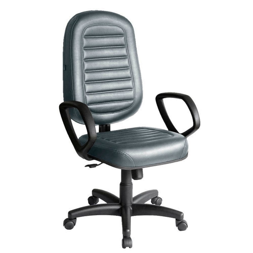 Cadeira Presidente para Escritório Linha Blenda Cinza