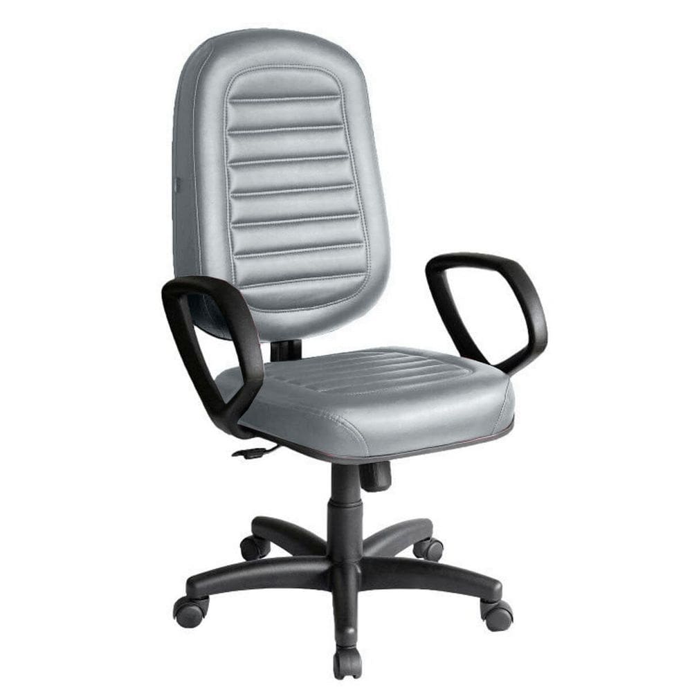 Cadeira Presidente para Escritório Linha Blenda Cinza