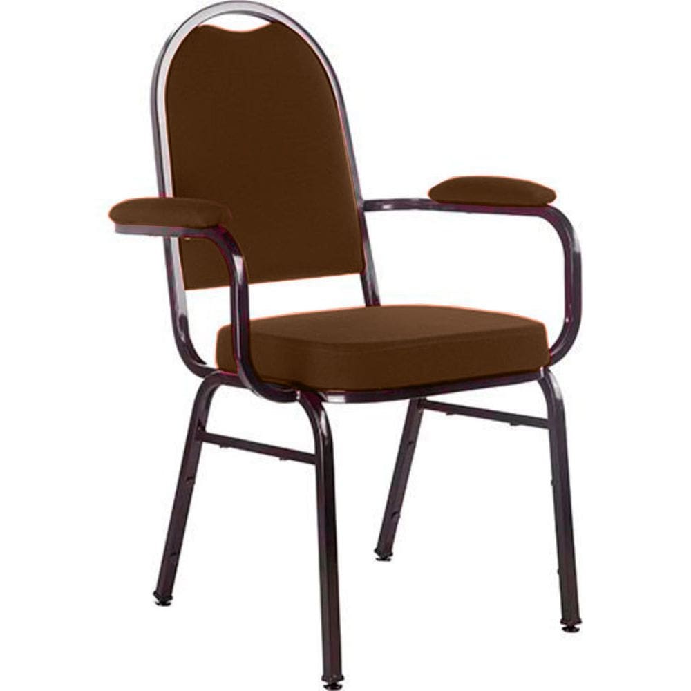 Cadeira com braços para Auditórios Linha Hotel Marrom