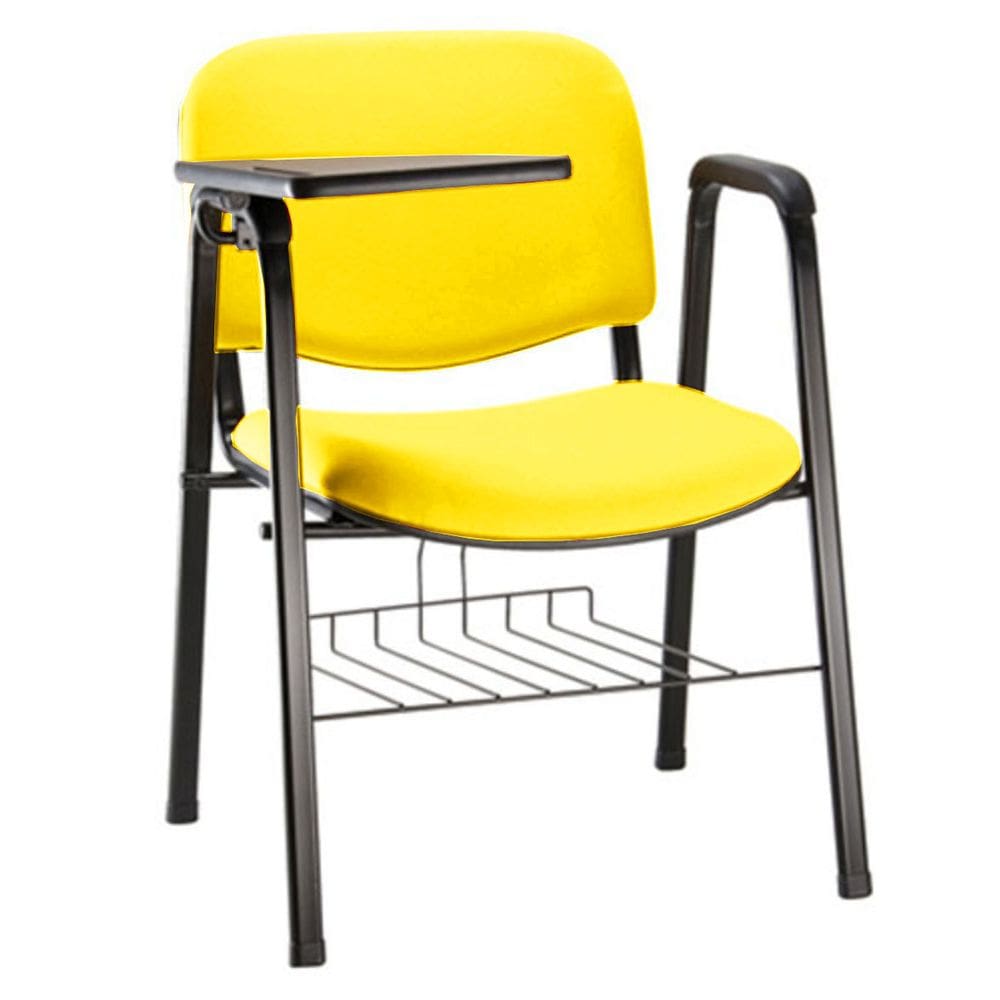 Cadeira Universitária para Auditórios Linha Hotel Amarelo