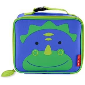 Lancheira Térmica Skip Hop Clássica Zoo Dino Verde e Azul