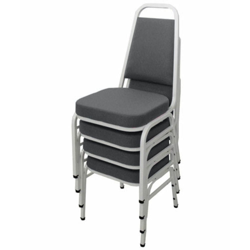 Kit com 4 Cadeiras Empilháveis Linha Hotel Plus Marrom