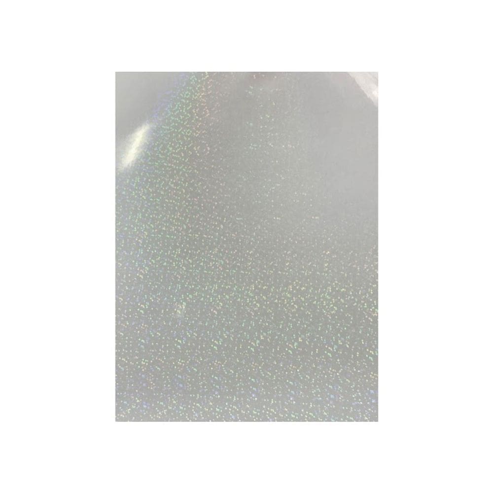 Papel Adesivo Holográfico Vinil Glitter Pontos A4 50Fls