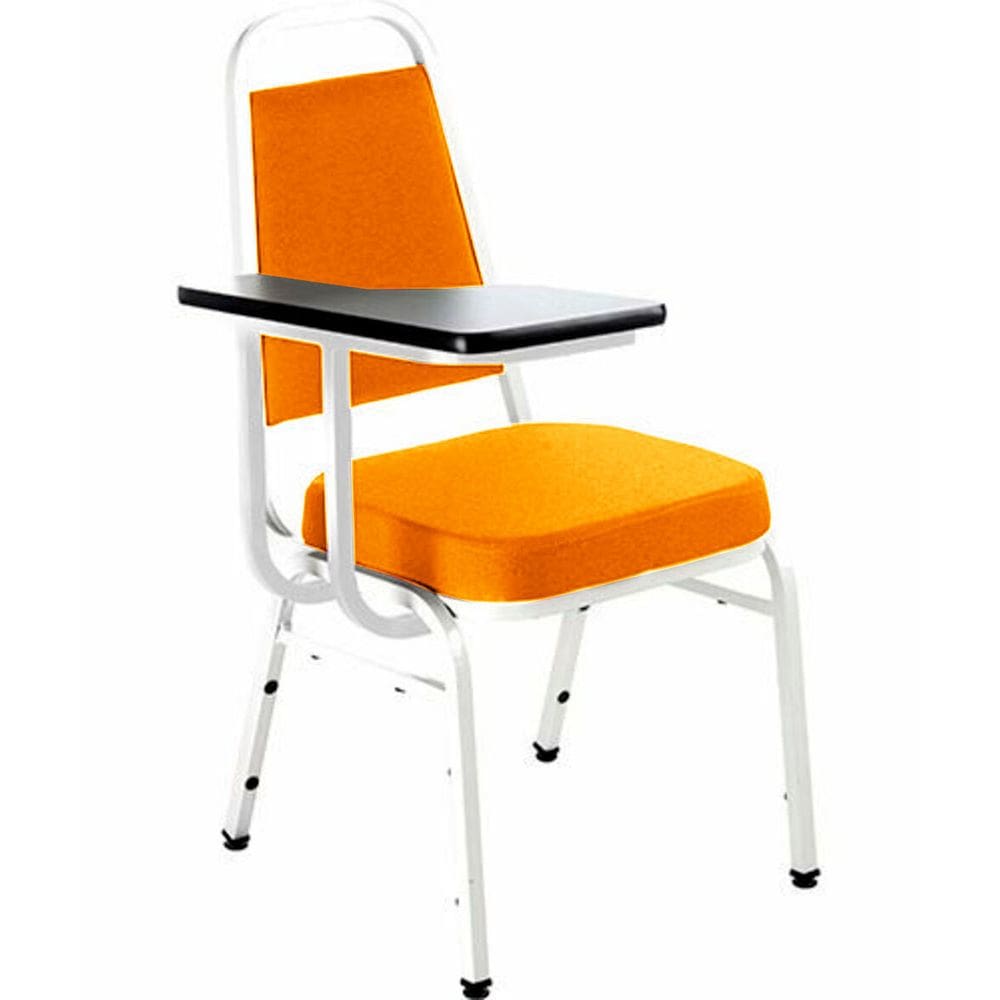 Cadeira Universitária Empilhável Linha Hotel Plus Laranja