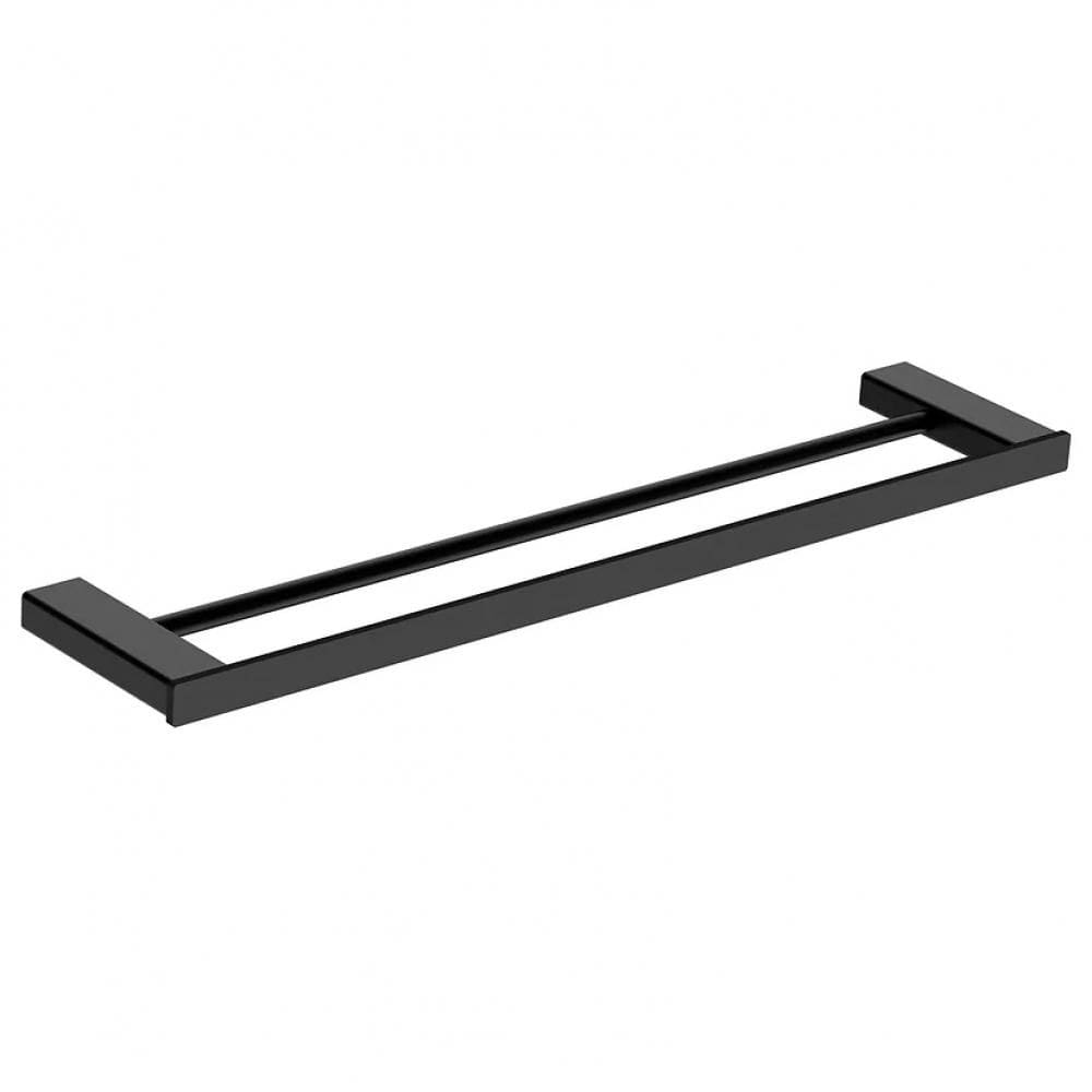 Porta Toalha Duplo Black Matte Lexxa