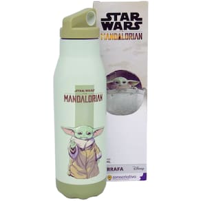 Garrafa Baby Yoda Grogu Térmica 6 Horas 600ml Oficial Star Wars Mandaloriano