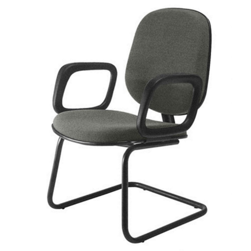 Cadeira Diretor Interlocutor para Escritório Linha Uno Cinza