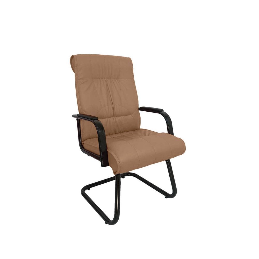 Cadeira Interlocutor para Escritório Linha Itália Marrom