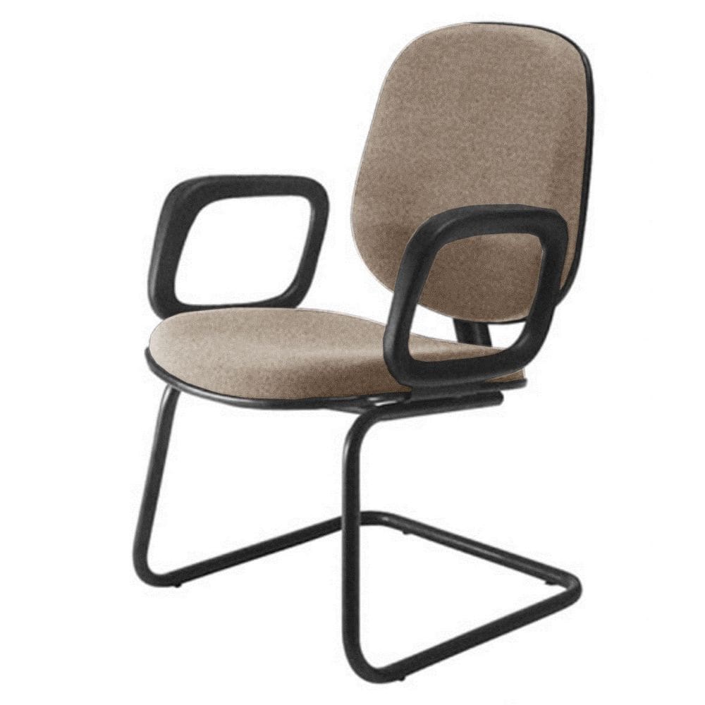 Cadeira Diretor Interlocutor para Escritório Linha Uno Bege