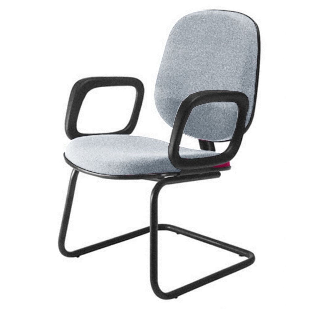 Cadeira Diretor Interlocutor para Escritório Linha Uno Cinza