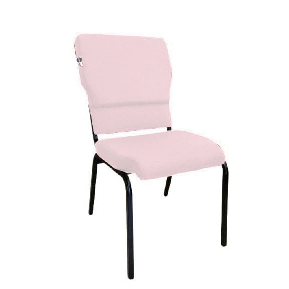 Cadeira Empilhável para Igrejas Evangélicas Linha Church Rosa