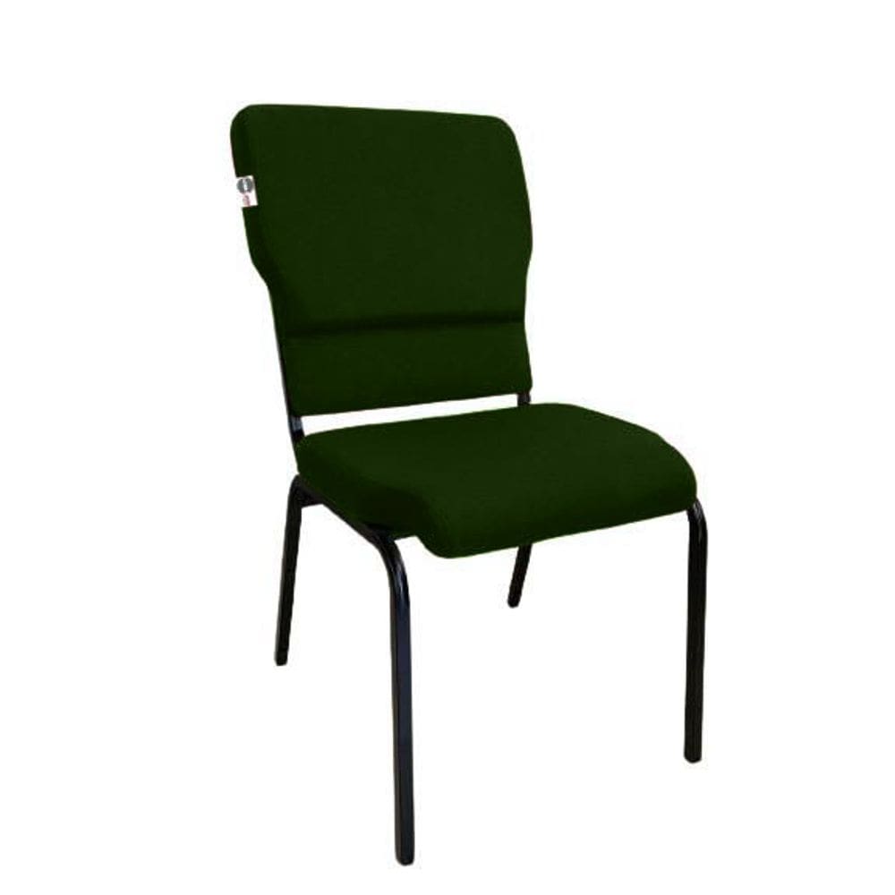 Cadeira Empilhável para Igrejas Evangélicas Linha Church Verde