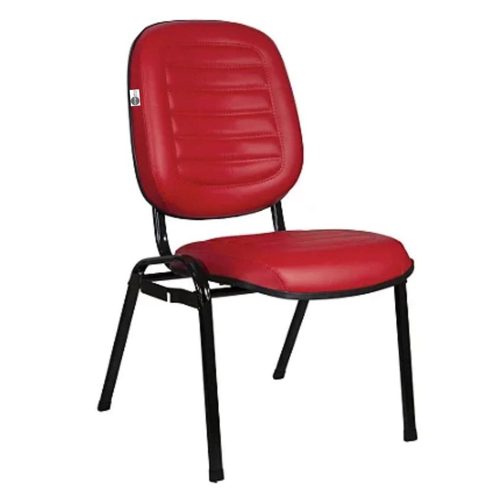 Cadeira Empilhável para Igrejas Evangélicas Linha Holy Vermelho