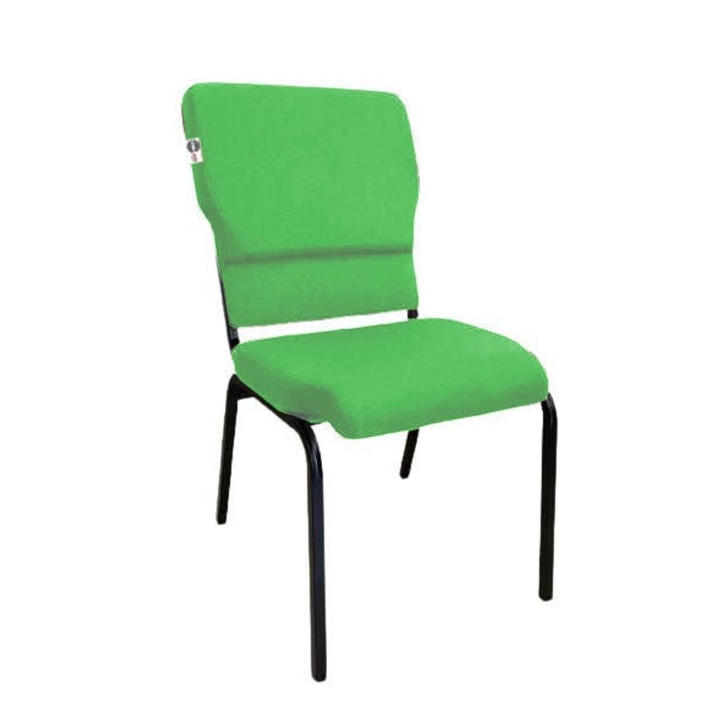 Cadeira Empilhável para Igrejas Evangélicas Linha Church Verde
