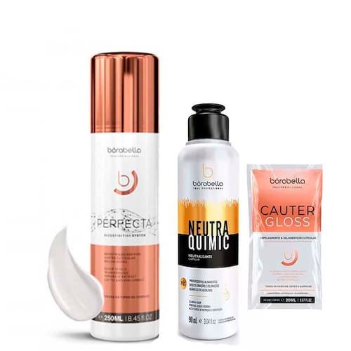 imagem-Kit Progressiva Perfecta 250ml e Neutraquimic 90ml Borabella
