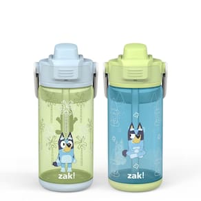 Conjunto de garrafas Zak Designs Beacon Bluey 473 ml, conjunto de 2 crianças