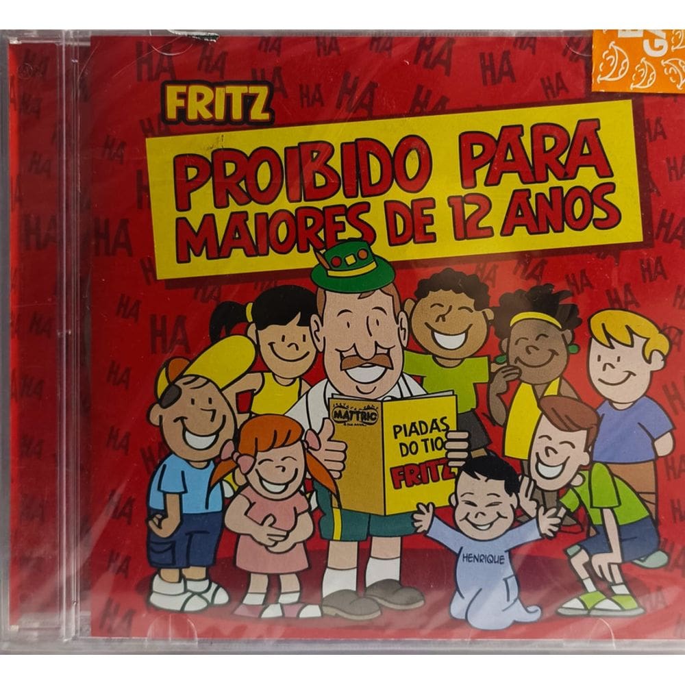 CD Piadas do Tio Fritz (Proibido Para Maiores de 12 Anos)
