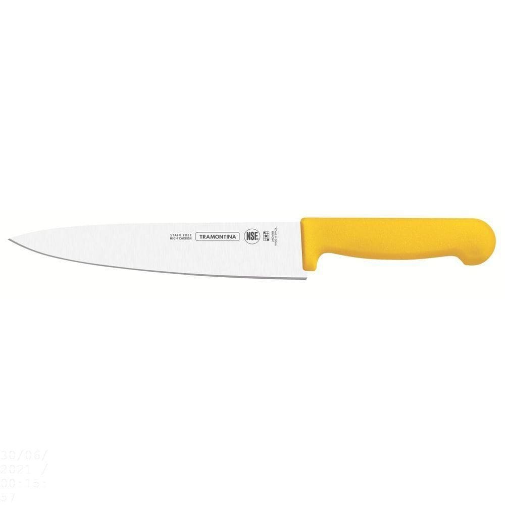 Faca Para Carne 8" Cabo Amarelo Tramontina Tramontina