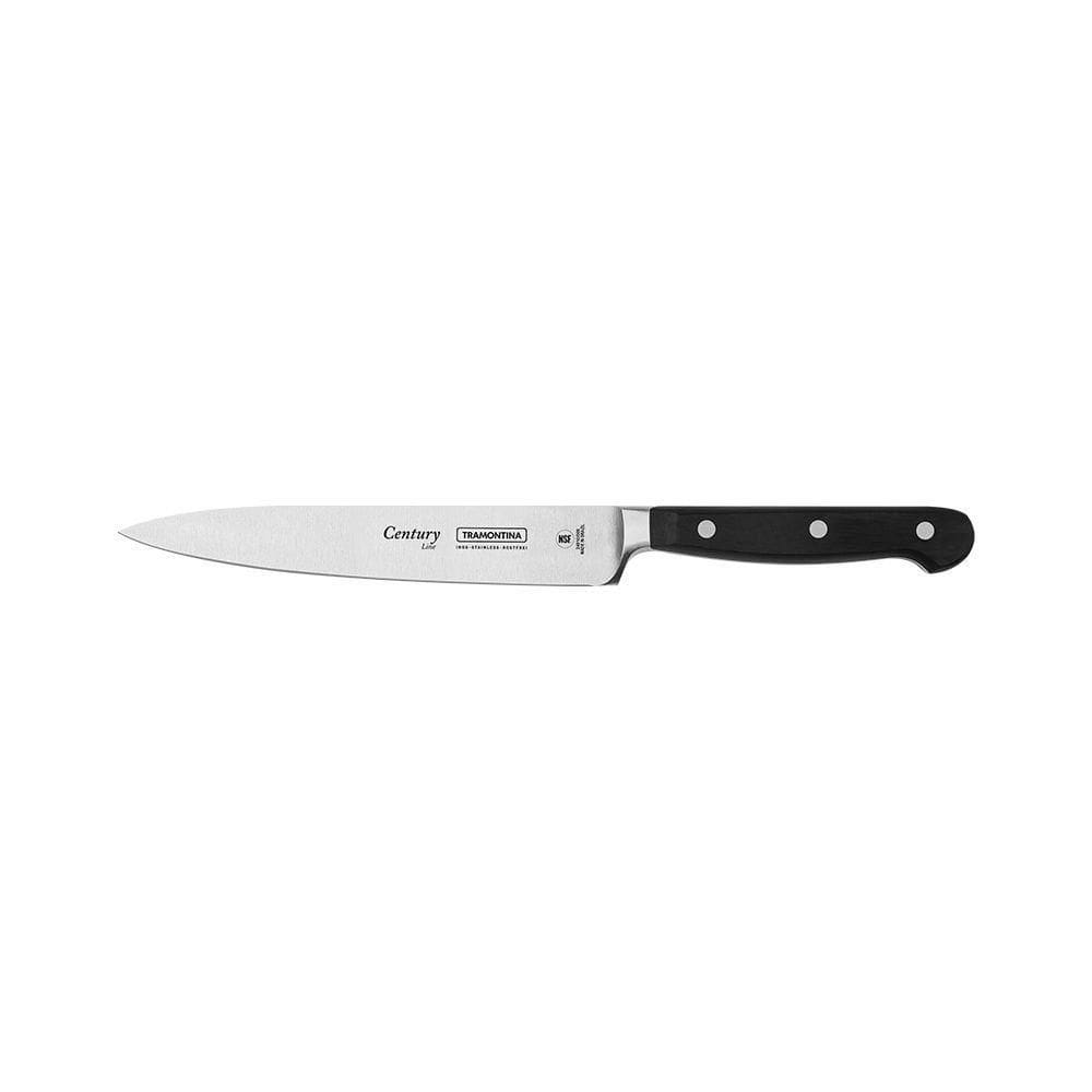 Faca Utility Tramontina Century 24010106 6” Preto Inox E Preto 24010106