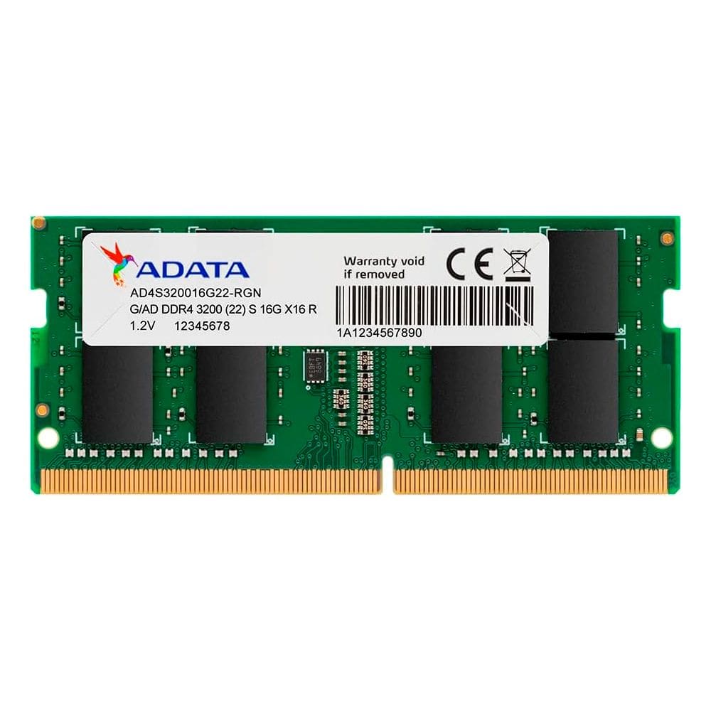 Memoria Ram Notebook 8GB 3200MHz 1.2V DDR4 Adata - AD4S32008G22