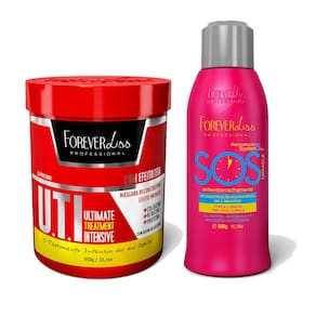 Kit Reconstrutor SOS e Mascara UTI 950g Forever Liss