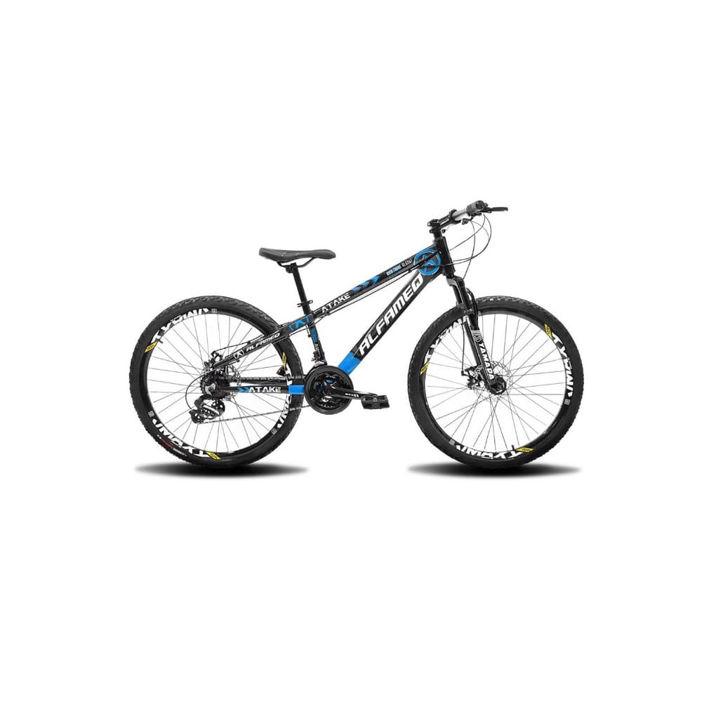 Bicicleta Aro 26 Alfameq Atake 21v Vmaxx Preto Azul