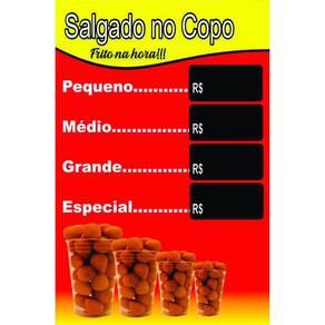 Banner Arte Pronta - Salgado No Copo