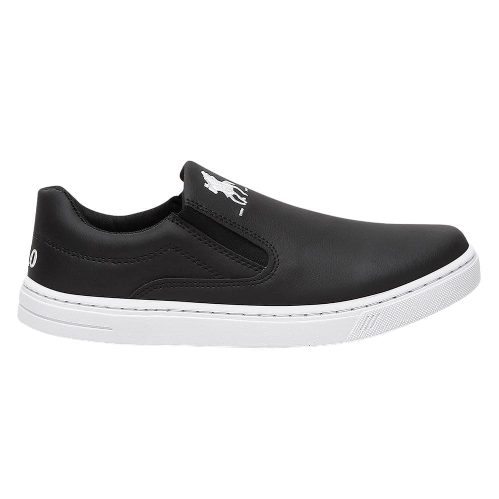 Sapatênis Casual Masculino Polo Plus Calce Fácil Confortável