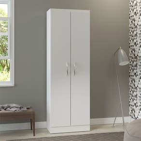 Armário Multiuso com 2 Portas 61x182cm MDP Branco 1011 Menu Móveis