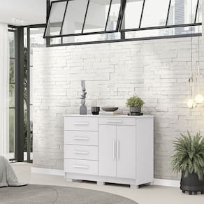 Cômoda Sapateira Sirius Branco Vila Rica