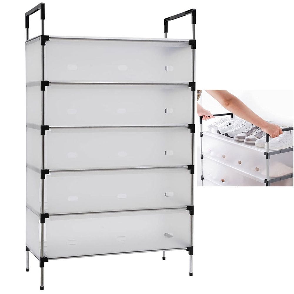 Sapateira Rack 6 Andares 18 Pares Sapato Tenis Sandalia Livro Objeto Organizaçao Hall de Entrada