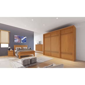Guarda Roupa Casal 3 Portas 7 Gavetas - Pacioli Plus - Móveis Bettio