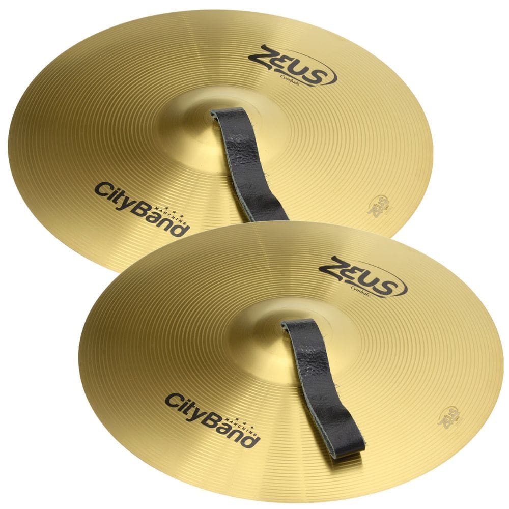 PAR DE PRATOS ZEUS FANFARRA CITYBAND BRASS 16" ZMA16