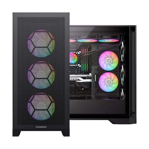 Gabinete Gamer Full Tower Atx Vidro Leader Preto