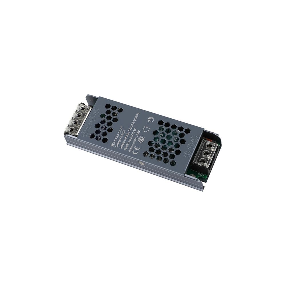 Fonte de Alimentação Slim Chaveada Astraled 12V 10A / 120W Bivolt