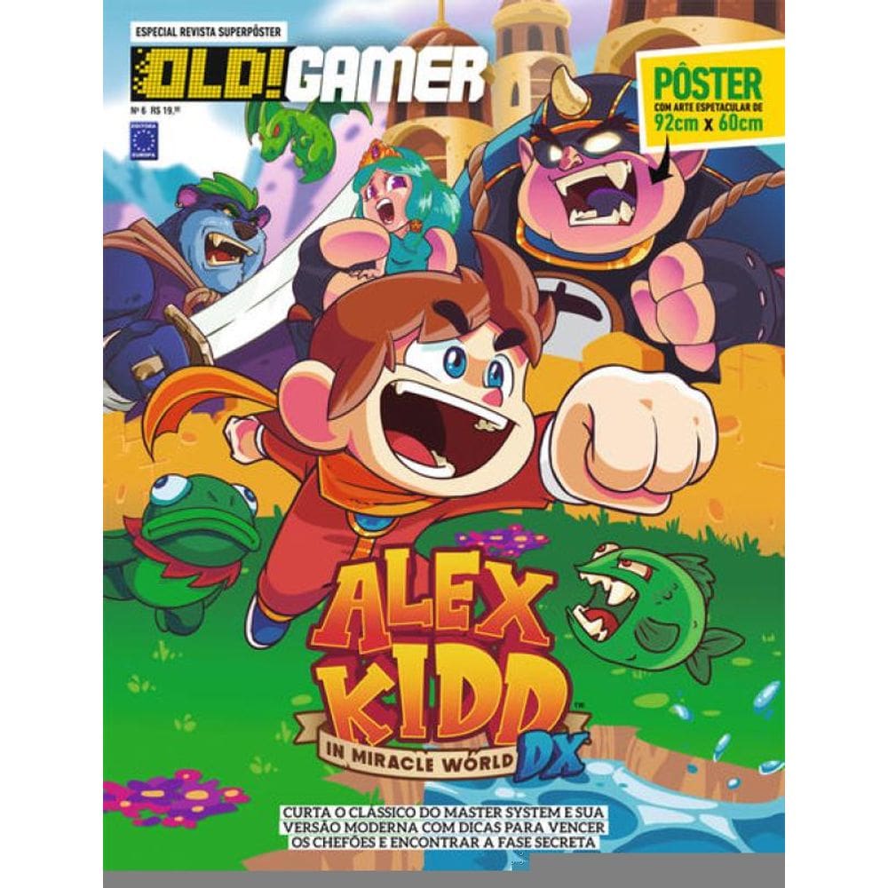 Superpôster Old!Gamer - Alex Kidd In Miracle World