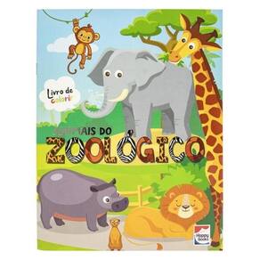 Mundo Da Fantasia: Animais Do Zoológico Para Colorir