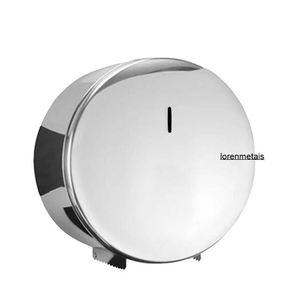 Dispensador De Papel Higiênico Porta Rolão Inox 300M Inox430
