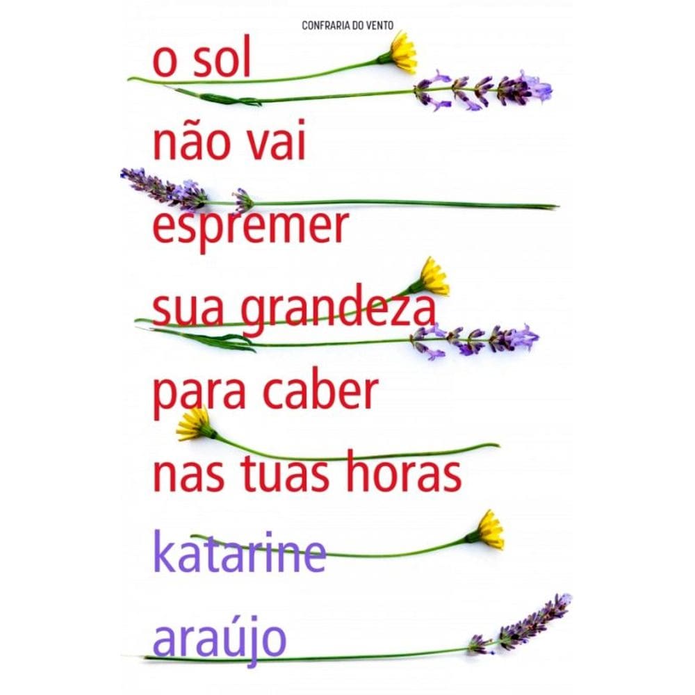 O Sol Não Vai Espremer Sua Grandeza Para Caber Nas Tuas Horas