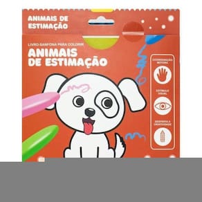 Livro-Sanfona Para Colorir: Animais De Estimação