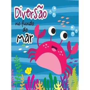Diversão No Fundo Do Mar - Livro De Banho Grande