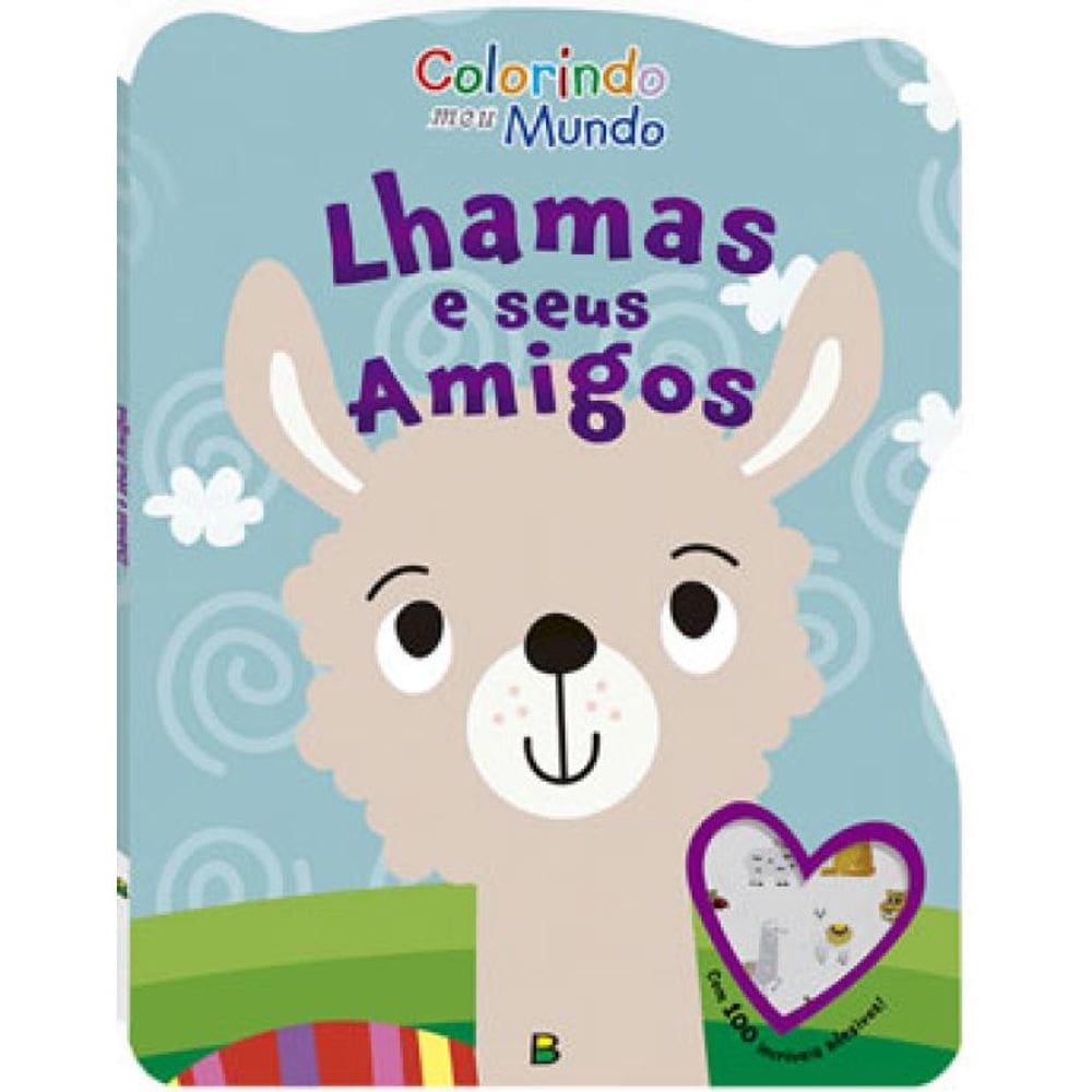 Colorindo Meu Mundo: Lhamas E Seus Amigos