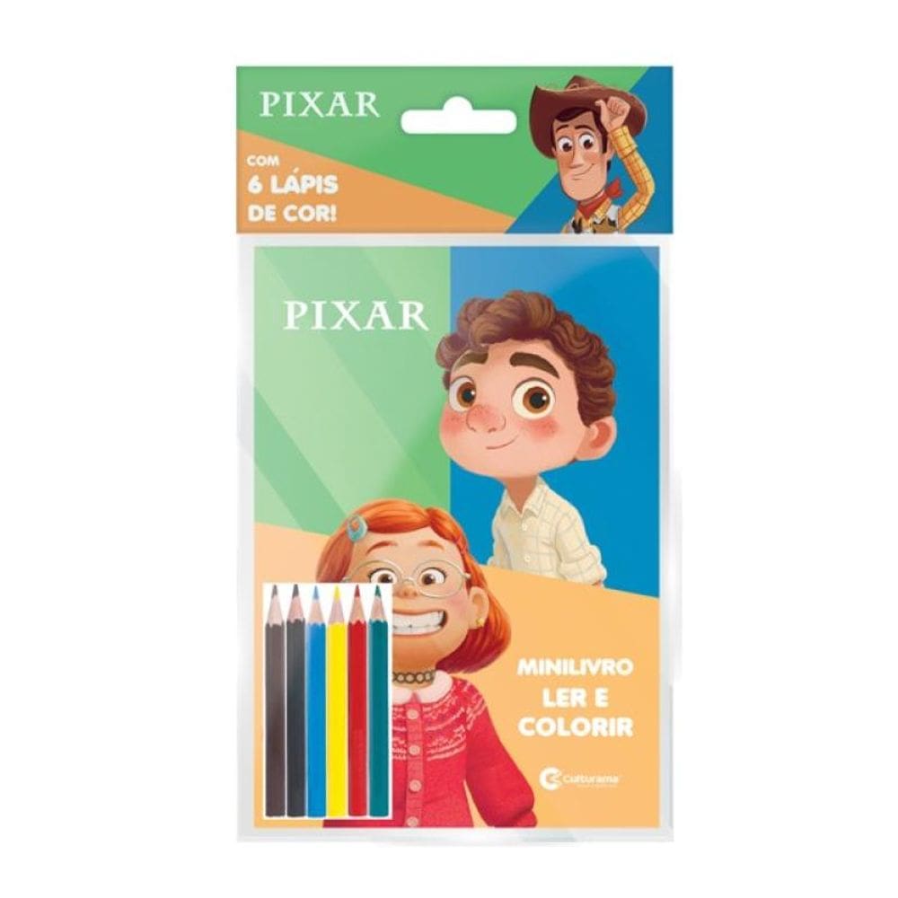 Solapa Pop Minilivro Ler E Colorir Com Lápis - Pixar