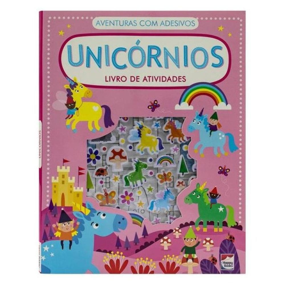 Aventuras Com Adesivos - Livro De Atividades: Unicórnios