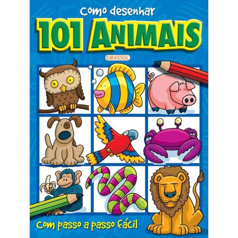 Como Desenhar 101 Animais - Vol. 1